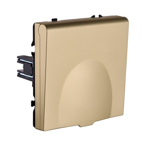 EC-015GD Розетка штепсельная SCHUKO 16A/250 В с крышкой, золотой Kollinger Eclipse EC-015GD