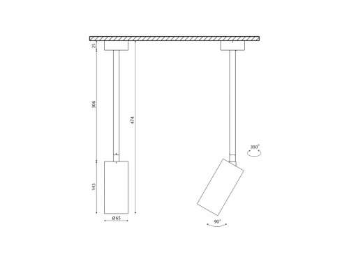 00-00003421 Сменное крепление M5 для светильников VILLY, SWG PRO 00-00003421