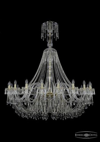 Подвесная хрустальная люстра 1403 Bohemia 1403/20/530/XL-160 G