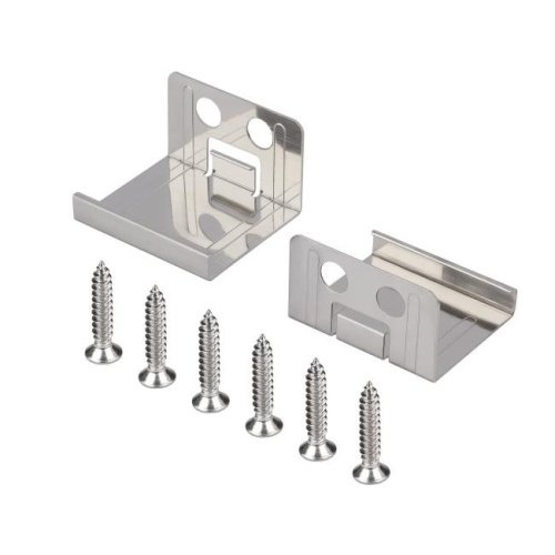 Держатели (2 шт.) из нержавеющей стали для крепления профиля Arlight Sl-Slim 059048