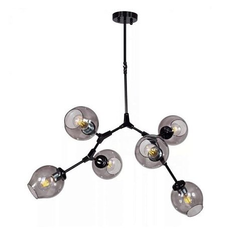 7058/6 black/smoky Подвесная люстра Delight Collection Bubble 7058/6 black/smoky