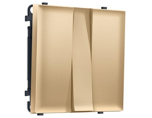 MS885010 MS885010 Комплект механизма 3-кл выключателя SIGMA Золото Мягкое касание 10A-250V QUANT PRO (SP8850, PR133)