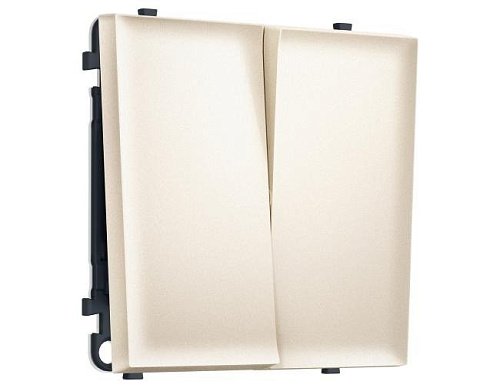 MS243020 MS243020 Комплект механизма 2-кл проходного выключателя SIGMA Жемчужно-кремовый 10A-250V QUANT PRO (SP2430, PR120)