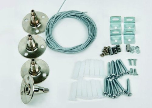 UFL-H01 SILVER 100 POLYBAG Крепления для светодиодных панелей Uniel UFL-H01 SILVER 100 POLYBAG