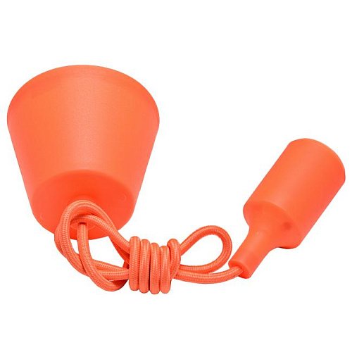 PNL.E27/1 ORANGE Шнур с патроном Work Brand PNL.E27/1 ORANGE