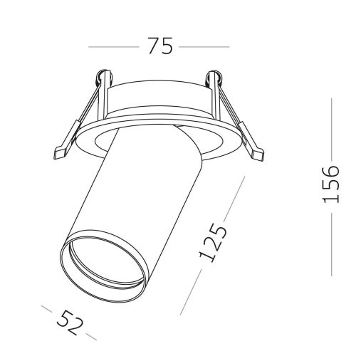 ST759.538.07 Встраиваемый светильник ST Luce Встраиваемые Светильники ST759.538.07