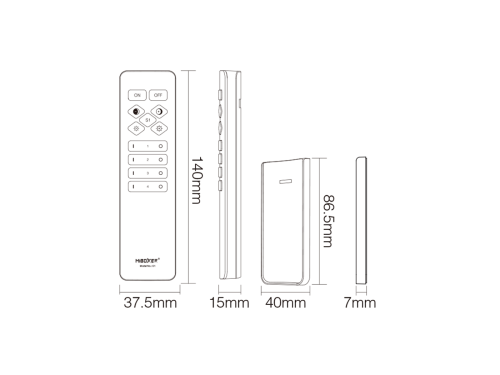 Кнопочный пульт Quick control на 4 зоны ССT+MONO, SWG Standard 00-00042964