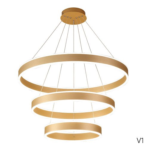 MUCHOS SP158W LED GOLD Подвесная люстра Crystal Lux Muchos MUCHOS SP158W LED GOLD