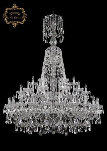 Подвесная хрустальная люстра 11.25 Art Classic 11.25.24+12+6.460.2d.XL-168.Cr.Sp