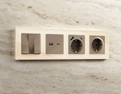 Рамка Ambrella Volt Platos Стекло органическое AF330301