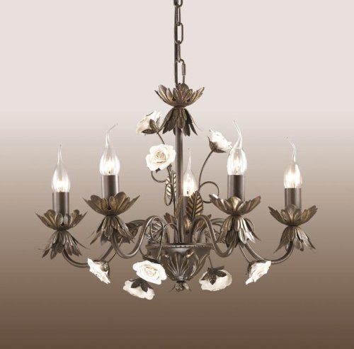 2695/5 Люстра подвесная с цветочками Silva 2695/5 Odeon Light