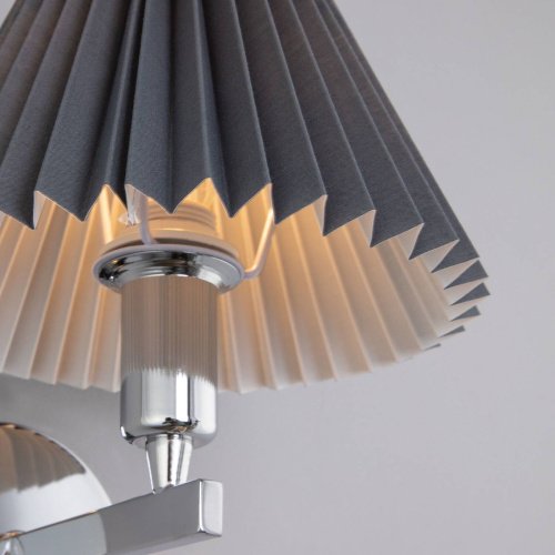 Настенное бра Eurosvet Peony 60136/1 хром/графит