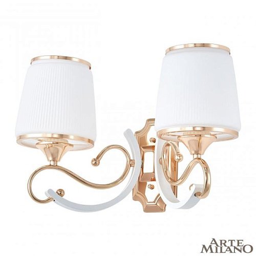 303857/2W Wh/Gd Настенное бра Arte Milano Florentia-3857 303857/2W Wh/Gd