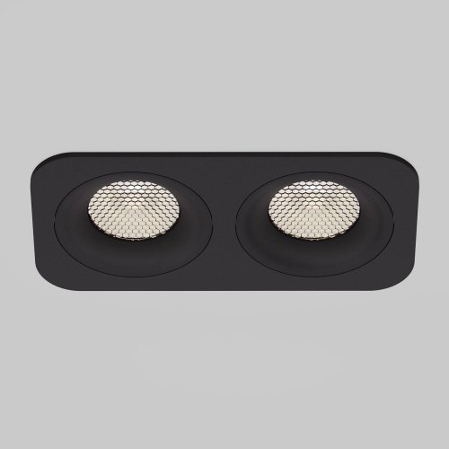 Встраиваемый светильник Elektrostandard Tetro 15277/LED 20W 4000K черный IP44