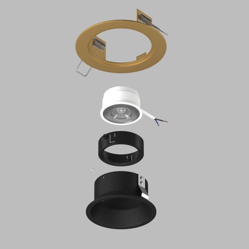 Комплект со светильником Lightstar Domino D61307BMOD