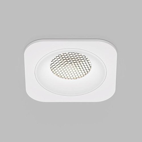 15276/LED 10W 4000K белый IP44 Встраиваемый светильник Elektrostandard Tetro 15276/LED 10W 4000K белый IP44