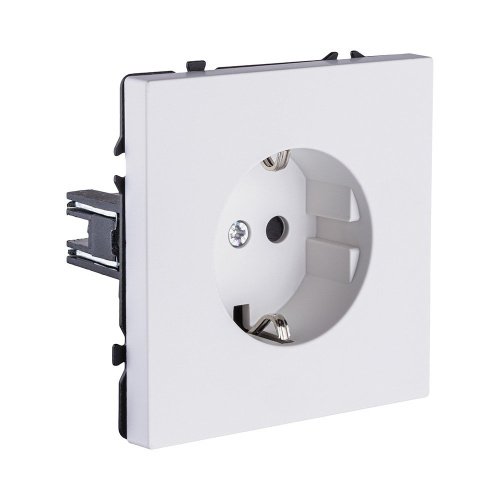 Розетка штепсельная SCHUKO 16A/250 В, белый глянцевый Kollinger Eclipse EC-014WG
