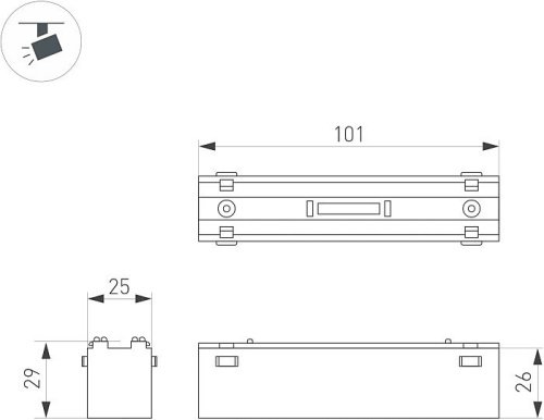 Трековый светильник Arlight Mag-Vibe 044417