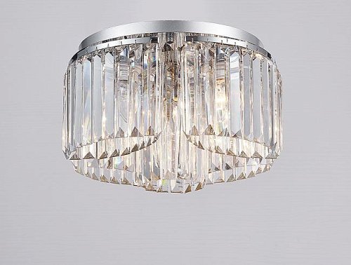 4354/PL chrome Потолочная хрустальная люстра Newport 4350 4354/PL chrome