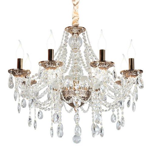 OML-74803-08 Подвесная хрустальная люстра Gadoni Omnilux OML-74803-08