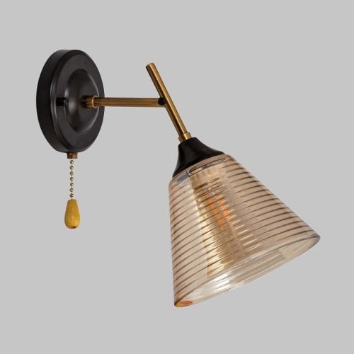 MD.4250-1-W-COP+BK Настенное бра IMEX MD.4250-1-W-COP+BK