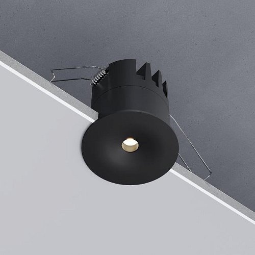 Встраиваемый светильник Elektrostandard Binnie 15275/LED 12W 3000K черный