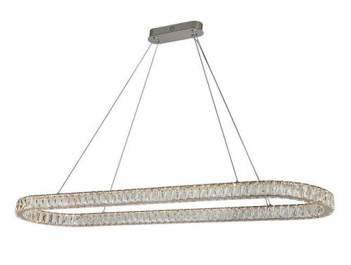 8580/140 C oval chrome Подвесная люстра Newport Krista 8580/140 C oval chrome