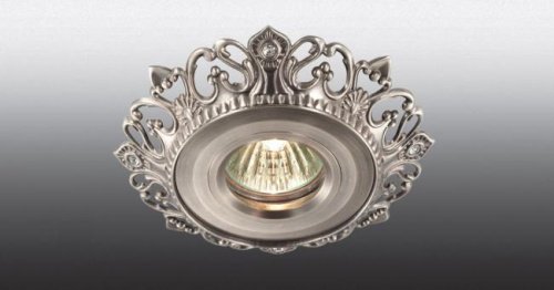Встраиваемый светильник с узорами Vintage 369940 Novotech