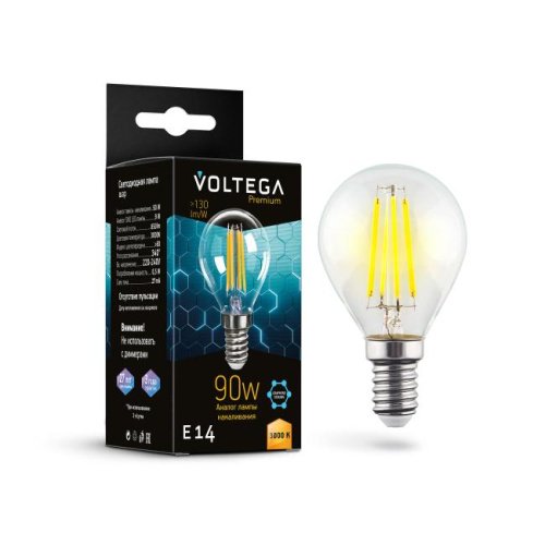 Светодиодная лампа Voltega Globe E14 9W Graphene 7222