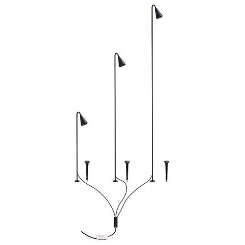 Грунтовый светильник Arte Lamp Muliphein A1084PA-3BK