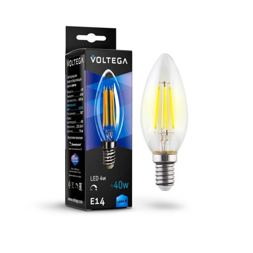 8461 Светодиодная лампа Voltega Candle dim 5W 8461