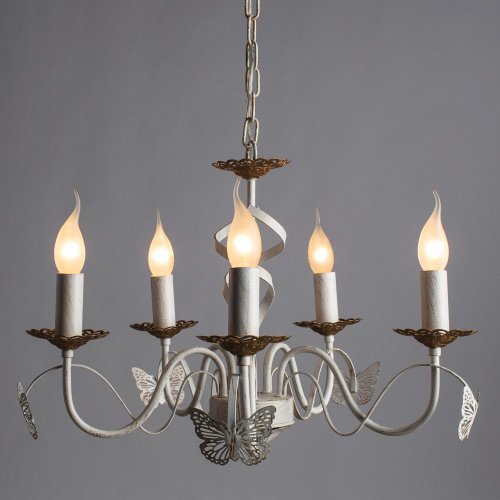 Люстра с бабочками Ali A6114LM-5WG Arte Lamp