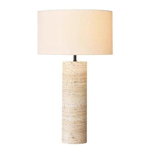 5003T travertine Настольная лампа Delight Collection Stone Table Lamp 5003T travertine