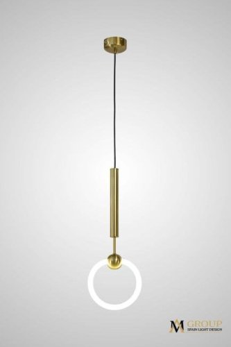 Светильник подвесной AM Group AM453 D200 GOLD