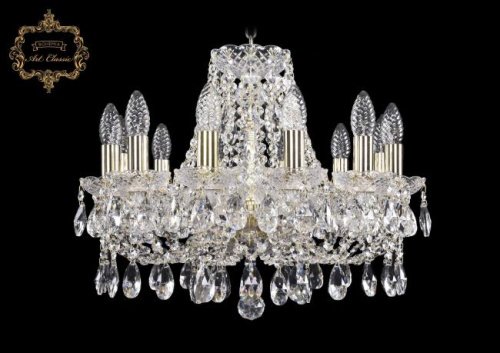 11.21.12.165.Gd.Sp Подвесная хрустальная люстра 11.21 Art Classic 11.21.12.165.Gd.Sp