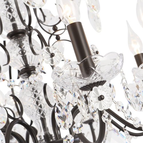 ODELIS SP8 BROWN Подвесная люстра Crystal Lux Odelis ODELIS SP8 BROWN