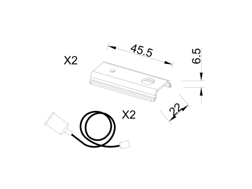 00-00037952 Система подвесов для шинопроводов, 2 м, SWG LUMKER 00-00037952