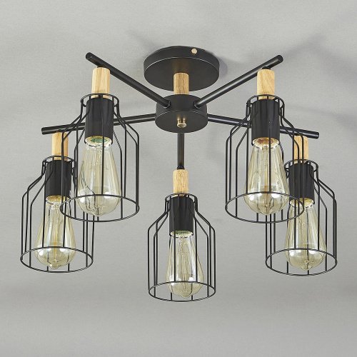 Потолочная люстра Escada Texas 469/5PL Black