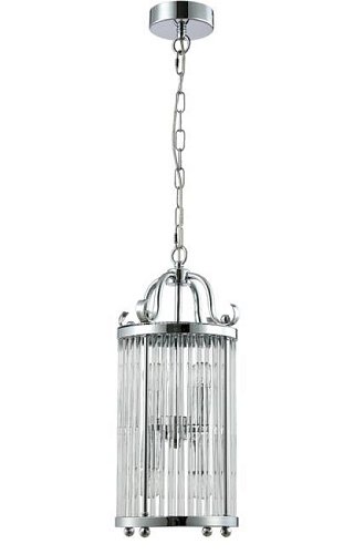 TADEO SP4 D200 CHROME/TRANSPARENTE Светильник подвесной Crystal Lux Tadeo TADEO SP4 D200 CHROME/TRANSPARENTE