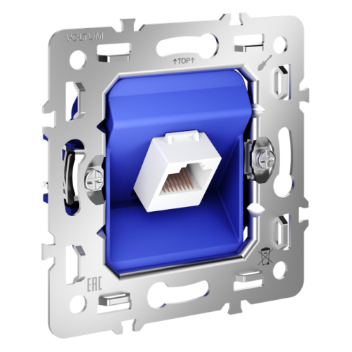 Механизм розетки компьютерной RJ45 кат.6, S70