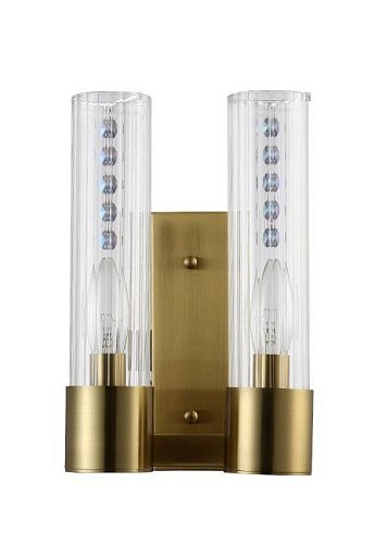 OTONO AP2 BRASS/TRANSPARENTE Настенное бра Crystal Lux Otono OTONO AP2 BRASS/TRANSPARENTE