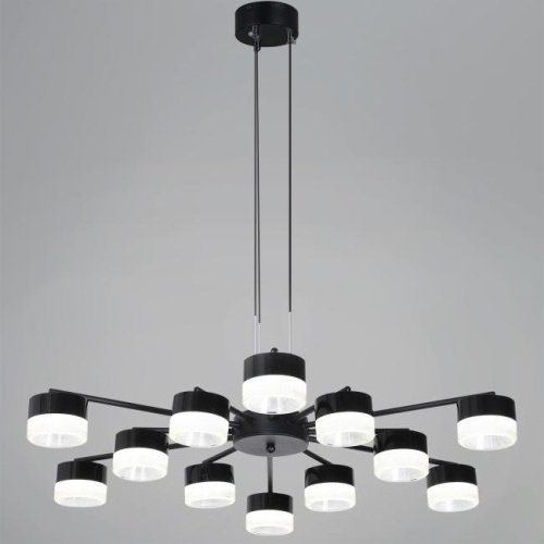 Подвесная люстра Reluce 19490-0.4-6+6 Black