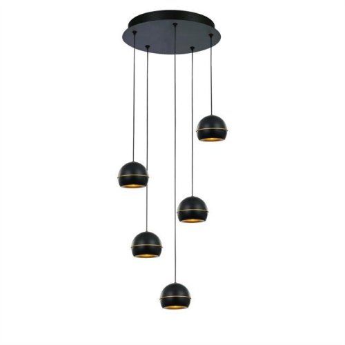 MD21001034-5A black/gold Светильник подвесной Delight Collection MD21001034 MD21001034-5A black/gold
