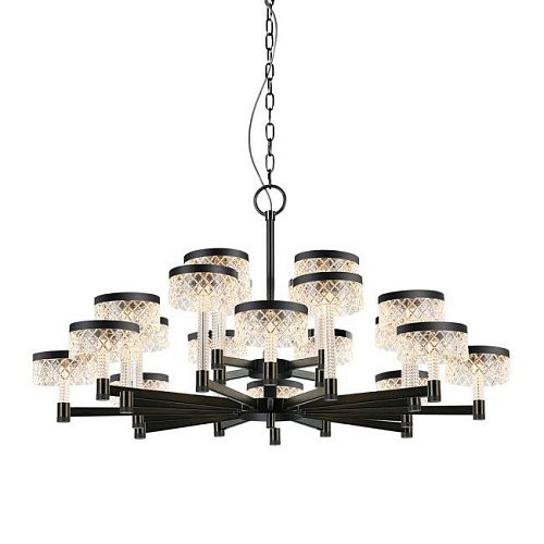 MD21020075-20A matt black Подвесная люстра Delight Collection Diamond cut MD21020075-20A matt black