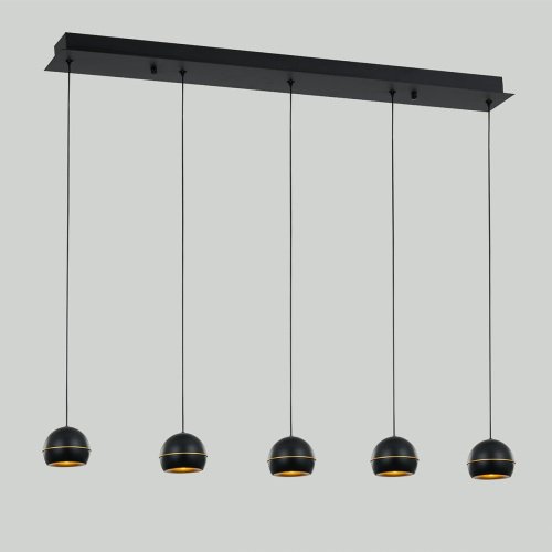 MD21001034-5B black/gold Светильник подвесной Delight Collection MD21001034 MD21001034-5B black/gold