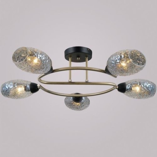 Потолочная люстра ILLUMICO IL0300-5CSQ-79 BK AB