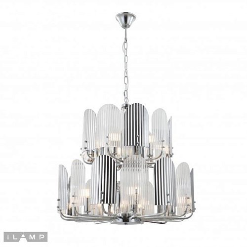 15571-12 CR+MULT Подвесная люстра iLamp Dolce 15571-12 CR+MULT