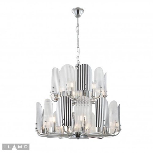 Подвесная люстра iLamp Dolce 15571-12 CR+MULT