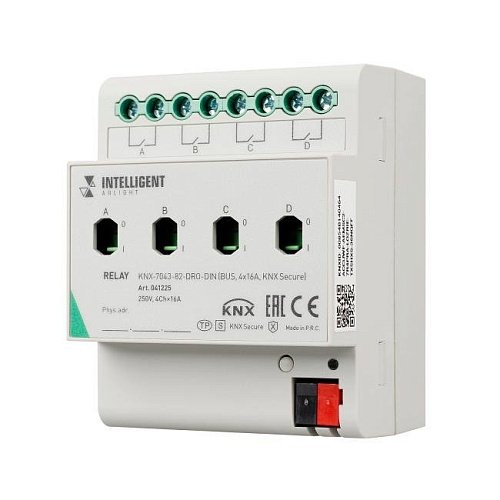 Релейный модуль 4-х канальный для KNX систем Arlight 041225
