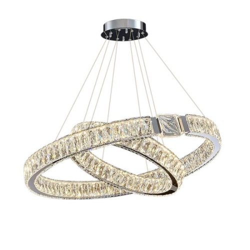 D8010P/2R/D800+600 silver Подвесная люстра Delight Collection D8010 D8010P/2R/D800+600 silver